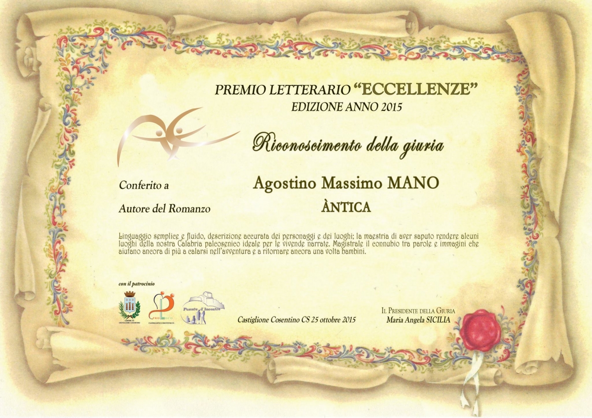 Àntica Romanzo Spiritual Fantasy - Premio letterario